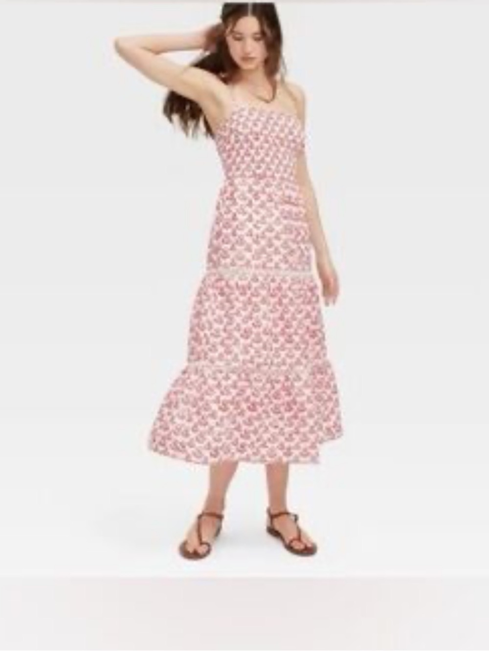 NWOT -  Roller Rabbit Women's floral Tie Shoulder Maxi Dress.  XXL